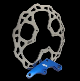 DISCO FREIO DIANTEIRO TTR230 / TTR125 / XT225 270MM C/ SUPORTE FACTORY 4WIN