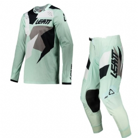 KIT CALCA  CAMISA LEATT MOTO 45 LITE ICE AZUL CLARO