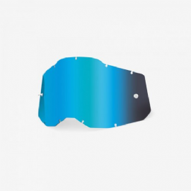 LENTE OCULOS 100 RACECRAFT 2 / ACCURI 2 / STRATA 2 ESPELHADA AZUL