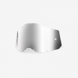LENTE OCULOS 100 RACECRAFT 2 / ACCURI 2 / STRATA 2 ESPELHADA PRATA
