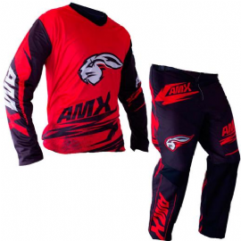 KIT CALCA  CAMISA AMX CLASSIC DUO VERMELHO