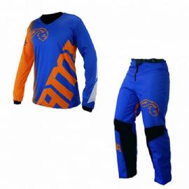 KIT CALCA  CAMISA AMX CLASSIC EXTREME AZUL LARANJA