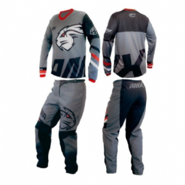 KIT CALCA  CAMISA AMX CLASSIC TRAIL CINZA PRETO