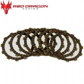 DISCOS EMBREAGEM CR125 00/08 CRF250R 04/07 CRF250R 10 KTM SXF250 05/12 EXCF250 / XCFW250 RED DRAGON