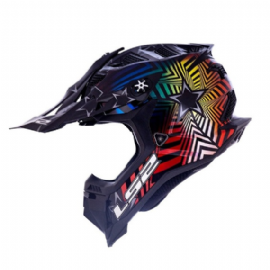 CAPACETE LS2 MX700 SUBVERTER EVO SUPER COLLIDER BLACK