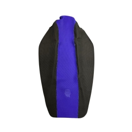 CAPA BANCO WRF250 07/14 WRF450 07/11 YZF250 / YZF450 06/09 ULTRA GRIP COLORS COSTURADA PRETO CENTRO AZUL ZOMBIE