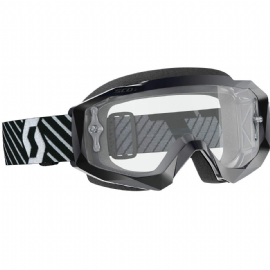 OCULOS SCOTT HUSTLE X MX BLACK WHITE CLEAR WORKS