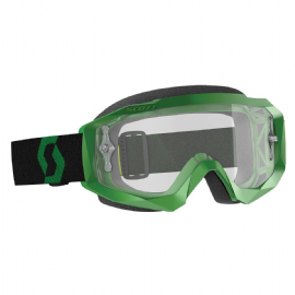 OCULOS SCOTT HUSTLE X MX GREEN BLACK CLEAR WORKS