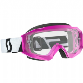 OCULOS SCOTT HUSTLE X MX PINK BLACK CLEAR WORKS