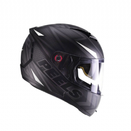CAPACETE PEELS ICON FAST PRETO FOSCO BRANCO