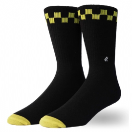 MEIA LURK QUADRI AMARELO