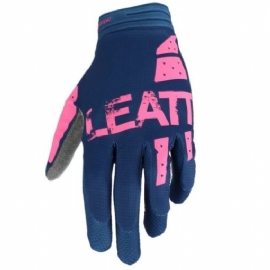 LUVA LEATT MOTO 15 GRIPR AZUL PINK