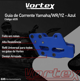 GUIA CORRENTE TRASEIRO WRF250 / WRF450 / YZF250 / YZF450 REFORCADO VORTEX