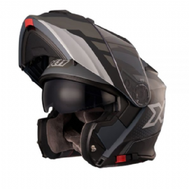 CAPACETE X11 TURNER PRISMA PRETO CINZA