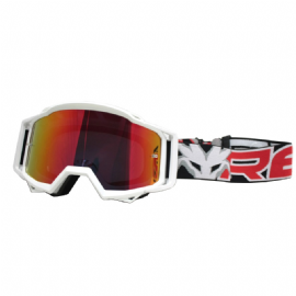 OCULOS RED DRAGON STORM BRANCO LENTE ESPELHADA