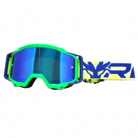 OCULOS RED DRAGON STORM VERDE FLUO AZUL LENTE ESPELHADA