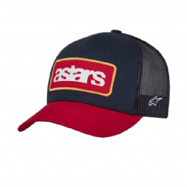 BONE ALPINESTARS MANIFEST TRUCKER AZUL MARINHO VERMELHO