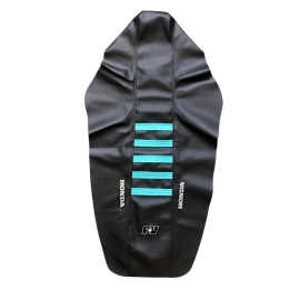 CAPA BANCO CRF250F P3 PV PRETO TIRAS VERDE AGUA INDUSTRIES