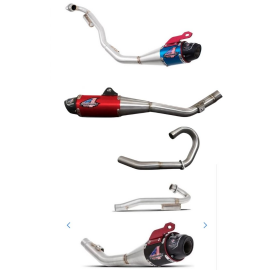 ESCAPAMENTO CRF230 POWERCORE 4 COMPLETO PONTEIRA  CURVA PRO TORK