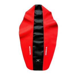 CAPA BANCO XR250 TORNADO P1 VERMELHA CENTRO PRETO PV INDUSTRIES
