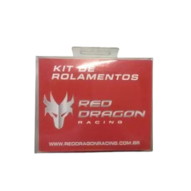KIT ROLAMENTOS DIRECAO RM125 93/04 DRZ400 00/16 MXF250 ATE 23 RED DRAGON