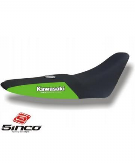 CAPA BANCO KXF250 / KXF450 12 5INCO PERSONALIZADA MARCAS PRETO VERDE