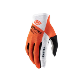 LUVA 100 CELIUM LARANJA BRANCO