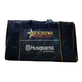 BOLSA EQUIPAMENTOS HUSQVARNA ROCKSTAR ENERGY PRETA