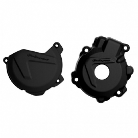 KIT PROTETOR TAMPA MOTOR KTM EXCF250 / EXCF350 / XCFW250 / XCFW350 14/18 HUSQVARNA FE250 / FE350 14/16 POLISPORT