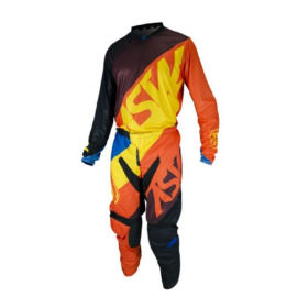 KIT CALCA CAMISA ASW IMAGE FADE LARANJA