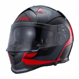 CAPACETE X11 REVO VISION SV PRETO VERMELHO BRILHO
