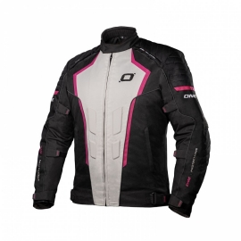 JAQUETA ONE TITANIUM FEMININA IMPERMEAVEL CINZA ROSA