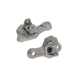 SUPORTE PEDALEIRA CRF250F C/ REGULAGEM PAR OKTA PARTS