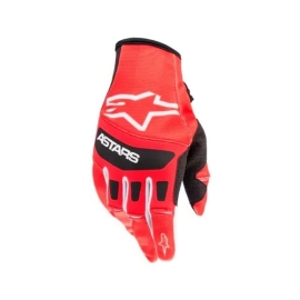 LUVA ALPINESTARS TECHSTAR 22 VERMELHO PRETO