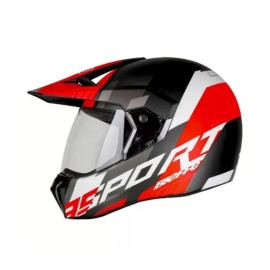 CAPACETE BIEFFE 3 SPORT ADVENTURE PRETO GRAFITE