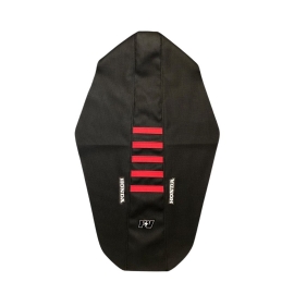 CAPA BANCO CRF250R 18/21 CRF450R 17/20 P3 PRETA TIRAS VERMELHAS PV INDUSTRIES