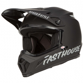 CAPACETE BELL MX 9 MIPS FASTHOUSE MATTE BLACK GRAY