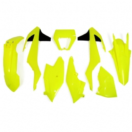 KIT PLASTICOS KTM EXC / EXCF / XCW 20/21 AMARELO NEON RACETECH