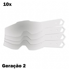 TEAR OFF OCULOS 100 2 GERACAO C/ 10 TWINS