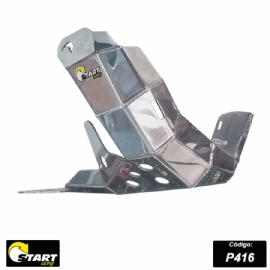 PROTETOR MOTOR ESCAPAMENTO SHERCO 2T SE250 / SE300 14/23 ALUMINIO PREMIUM START RACING