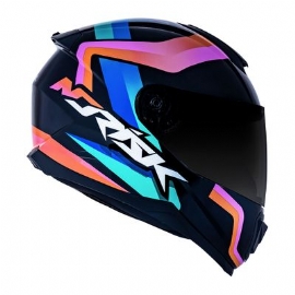CAPACETE NORISK RAZOR VOID BLACK ORANGE BLUE