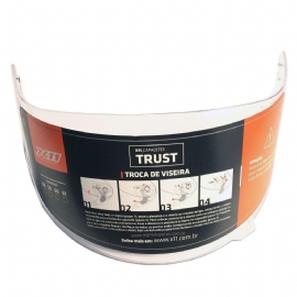 VISEIRA CAPACETE X11 TRUST CRISTAL 2MM
