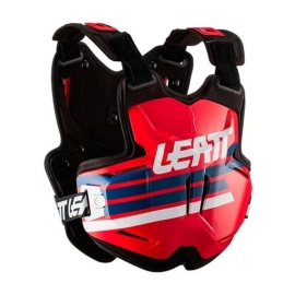 COLETE LEATT 25 CHEST DESIGN VERMELHO