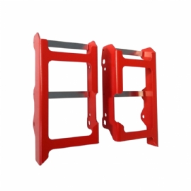 PROTETOR RADIADOR BETA 4T RR350 / RR390 /RR450 2T RR250 / RR300 13/19 ALUMINIO VERMELHO START RACING