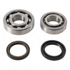 KIT ROLAMENTOS VIRABREQUIM CRF450X 05/17 C/ RETENTORES HOT RODS