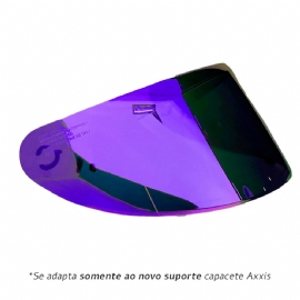 VISEIRA CAPACETE AXXIS V18B PURPLE