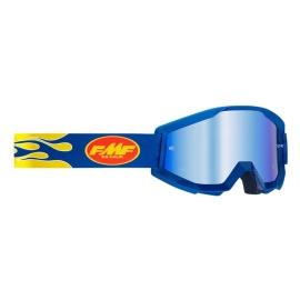 OCULOS FMF POWERCORE FLAME NAVY ESPELHADO
