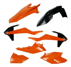 KIT PLASTICOS KTM CROSS 16/18 ENDURO 17/19 AMX ACESSORIOS