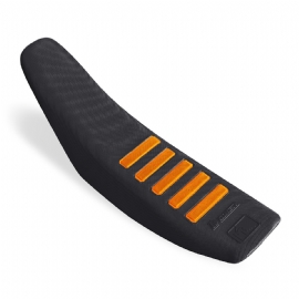 CAPA BANCO UNIVERSAL BIKER CONTROL K1 100 BORRACHA PRETO LARANJA