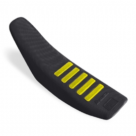 CAPA BANCO UNIVERSAL BIKER CONTROL K1 100 BORRACHA PRETO AMARELO